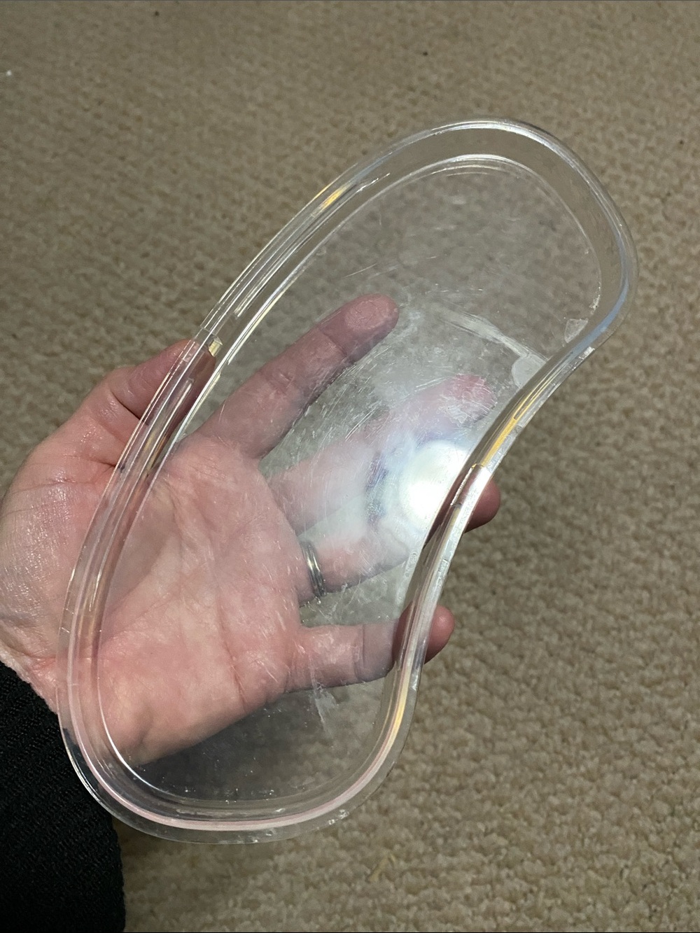 Skip Hop activity center clear view panel, plastic snack tray replacement panel